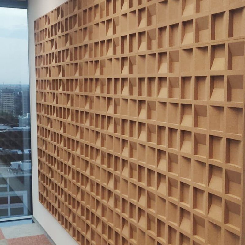- MuffleCork | Cork Wall Panel - Concave - Muffle Acoustics Limited