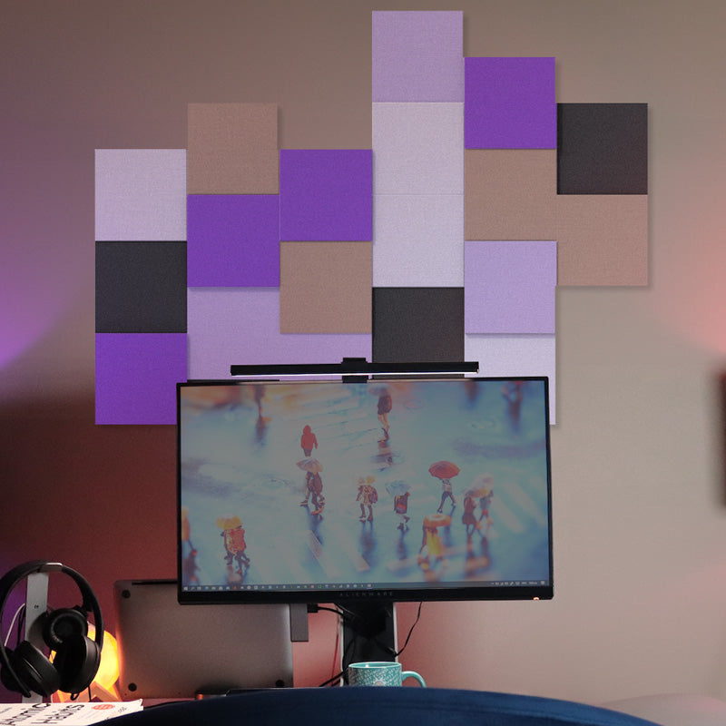 - FLUFFO SOFT SET | Acoustic Wall Panels - Pixel (Pack of 20) - Muffle Acoustics Limited