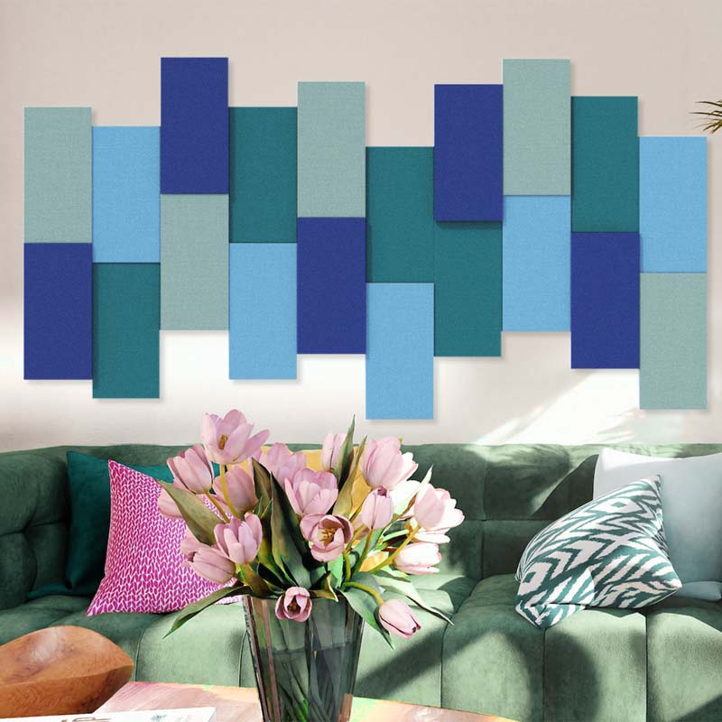 - FLUFFO SOFT SET | Acoustic Wall Panels - Line (Pack of 20) - Muffle Acoustics Limited