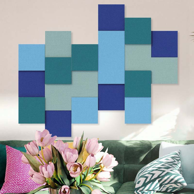 - FLUFFO SOFT SET | Acoustic Wall Panels - Pixel (Pack of 20) - Muffle Acoustics Limited