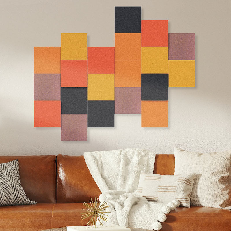 - FLUFFO SOFT SET | Acoustic Wall Panels - Pixel (Pack of 20) - Muffle Acoustics Limited