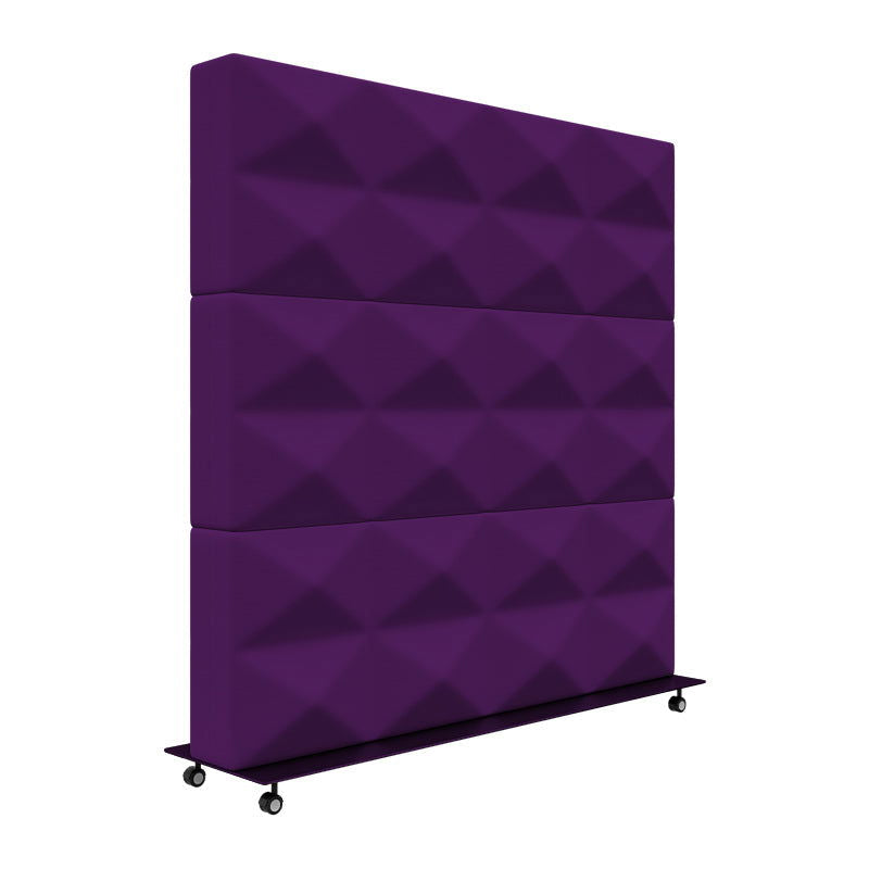 Fabricks Mobile Acoustic Screen - 1200 x 1200mm - Muffle Acoustics Limited